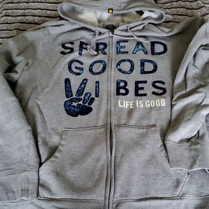 Life is Good Hoodie XL
